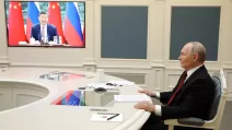 Putin holds a video meeting with Xi on 4 February 2026 / Photo Sputnik