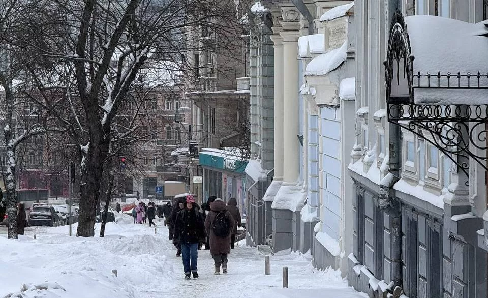 Зимний Киев / Фото: Telegram Київ ІНФО