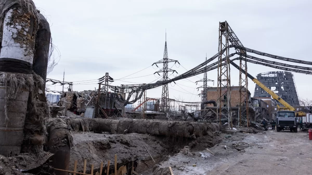 Пошкодження на Дарницькій ТЕЦ у Києві, 4 лютого 2026 року / Фото mediacenter.org.ua