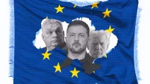 Віктор Орбан, Володимир Зеленський, Дональд Трамп / Колаж: Politico