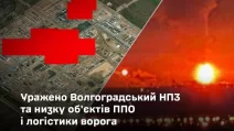 Поражён Волгоградский НПЗ и ряд объектов ПВО и логистики противника / Иллюстрация Генштаба ВСУ