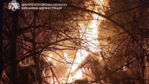 Пожар в Днепре / Фото: Днепропетровская ОВА