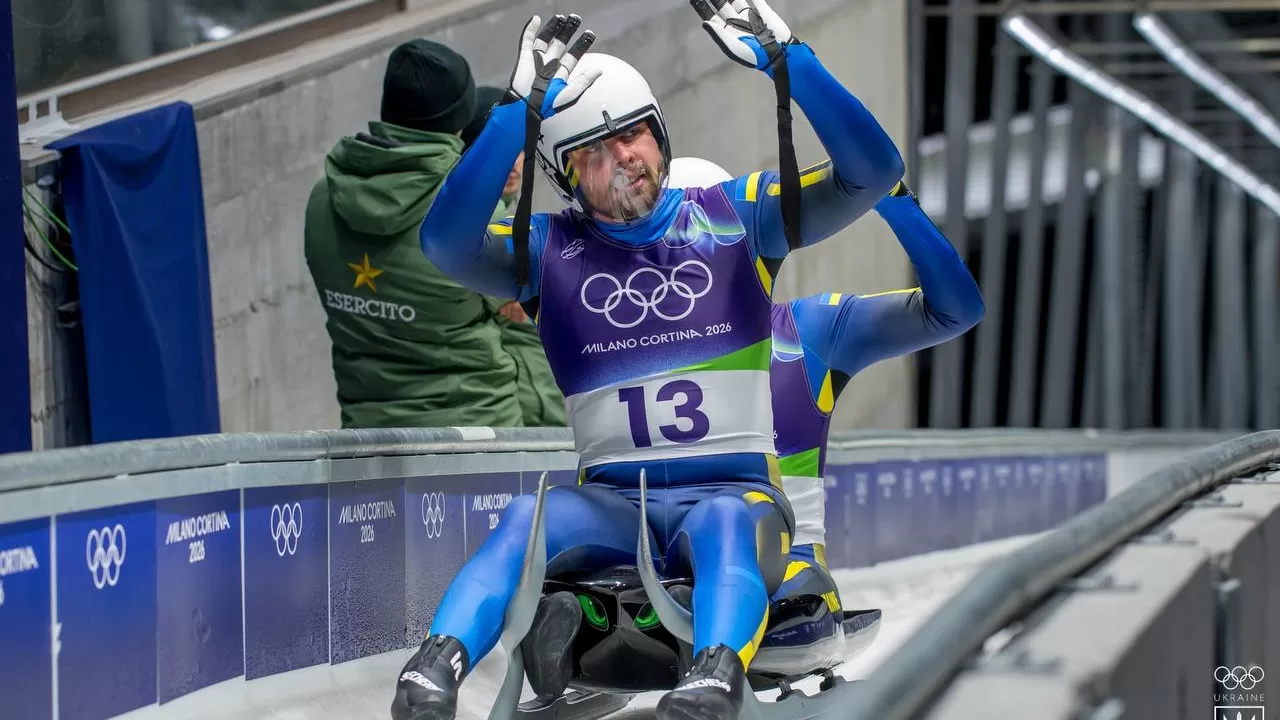 Український екіпаж двомісних саней / Фото: НОК