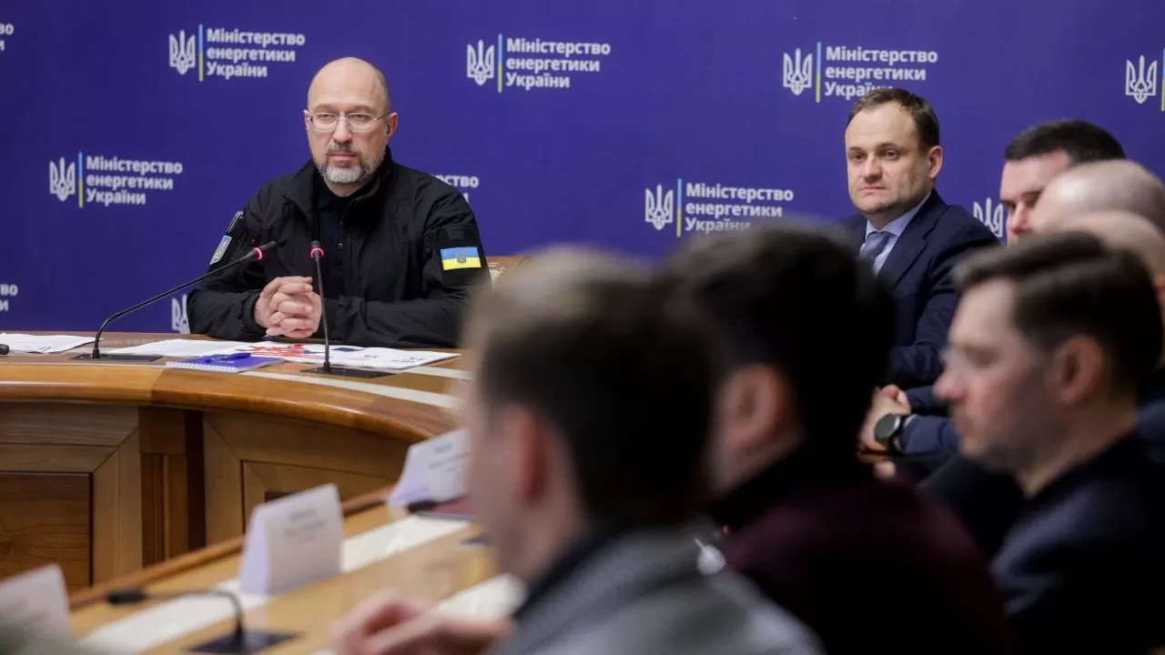 Министр энергетики Денис Шмыгаль на заседании Штаба / Фото: Минэнерго