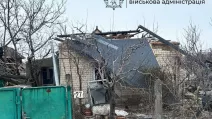 Знищений обстрілом будинок у Запорізькій області / Фото: Запорізька ОВА