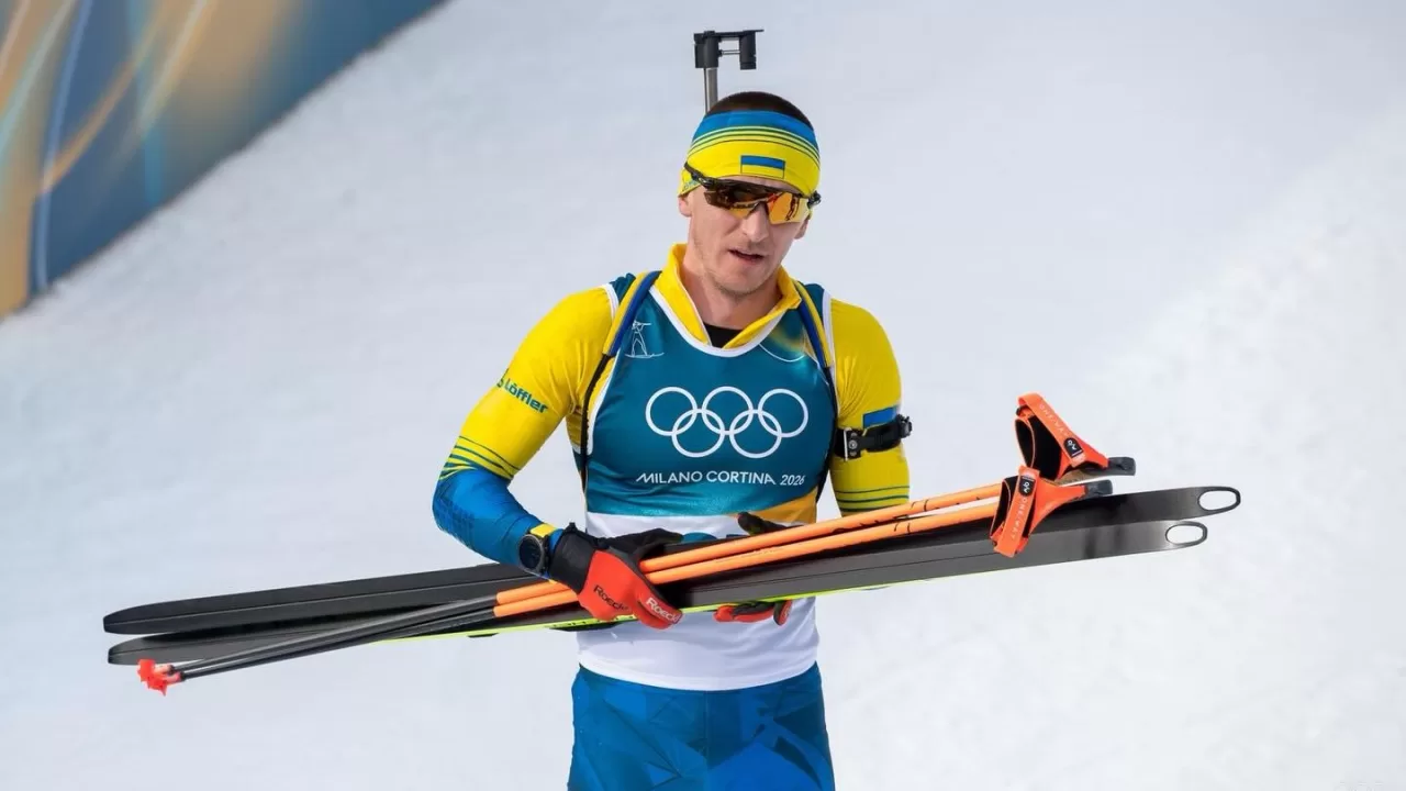 Капитан мужской сборной Украины по биатлону Дмитрий Пидручный / Фото НОК Украины