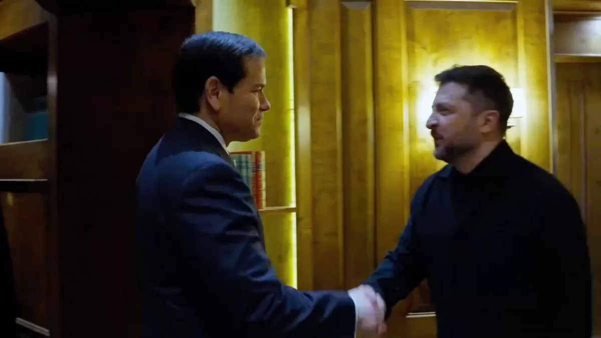 Зеленський і Рубіо зустрілися на полях Мюнхенської конференції / Скріншот відео