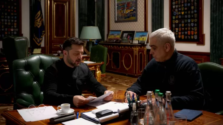 Володимир Зеленський та Олександр Поклад / Фото: t.me/V_Zelenskiy_official