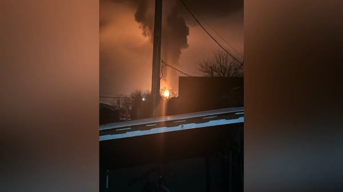 Пожар на Ильском НПЗ / Фото из открытых источников