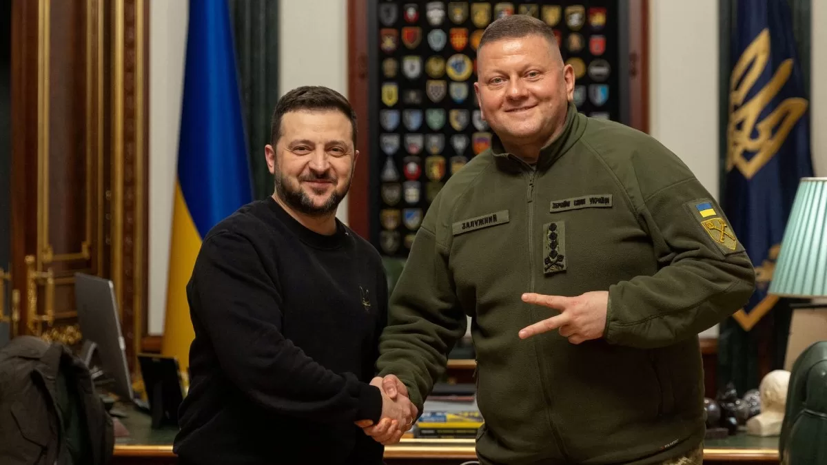 Владимир Зеленский и Валерий Залужный. 8 февраля 2024 / Фото Офис президента