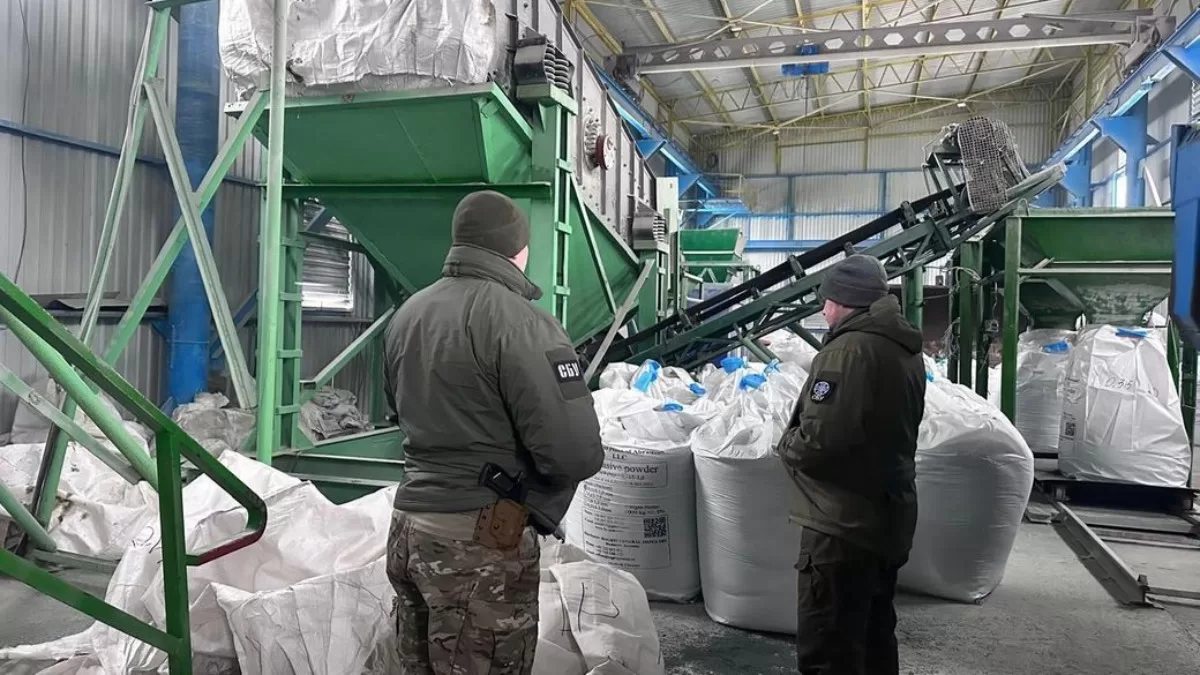 Арештований завод абразивів на Кіровоградщині, яким володів Зарубін / Фото СБУ
