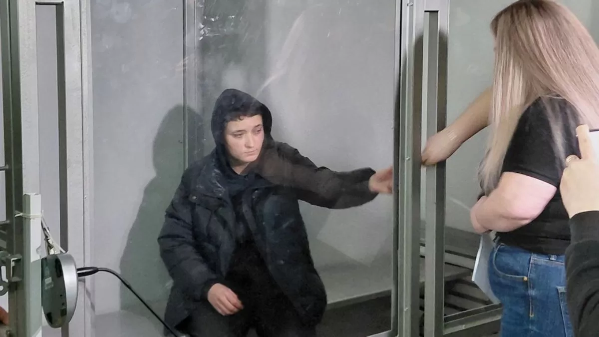 Підозрювана в скоєнні теракту у залі суду / Суспільне Львів