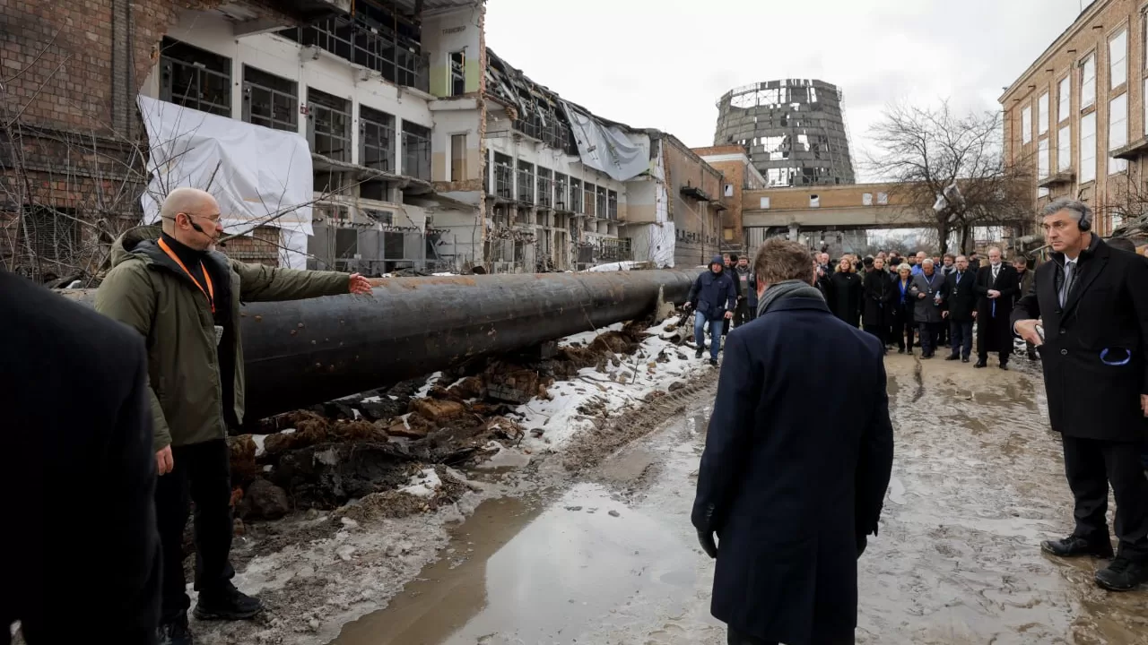 Знащена російським обстрілом київська ТЕЦ / Фото: Міненерго