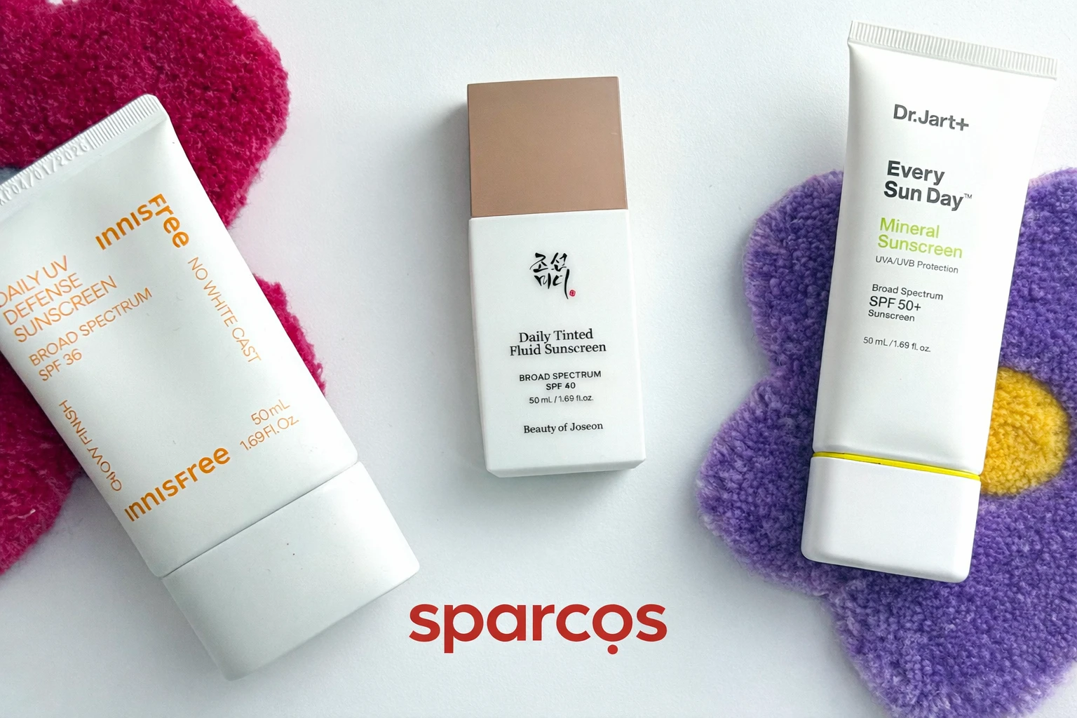 Корейські SPF креми Innisfree, Beauty of Joseon та Dr.Jart+ — сонцезахисна косметика Sparcos