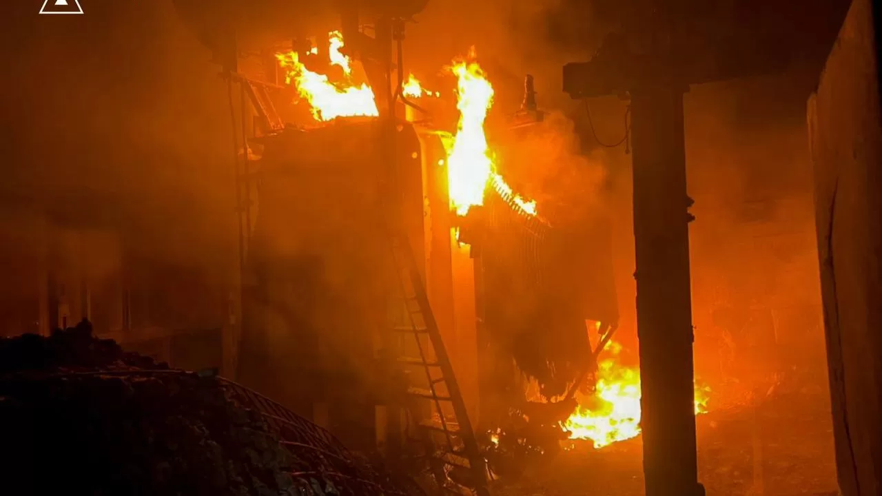 Пожар на энергообъекте Одесской области / Фото архивное: ГСЧС