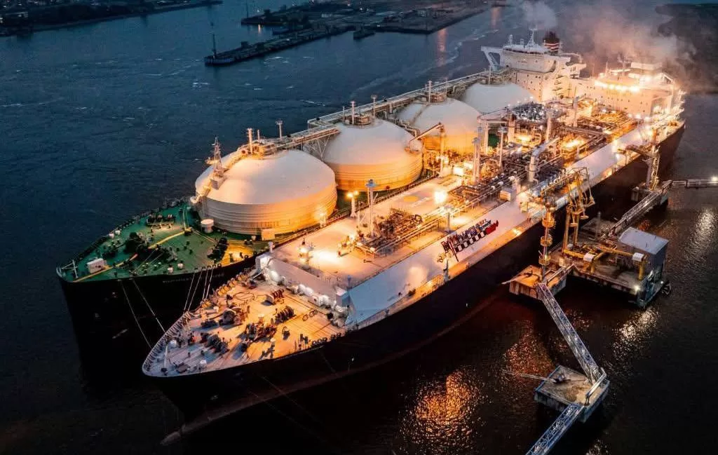 Танкер для транспортировки сжиженного природного газа / Фото: t.me/NaftogazUA