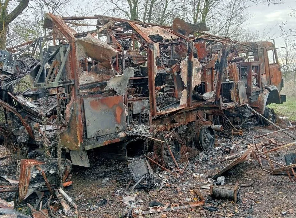 Знищена російська техніка / Фото: t.me/lost_warinua