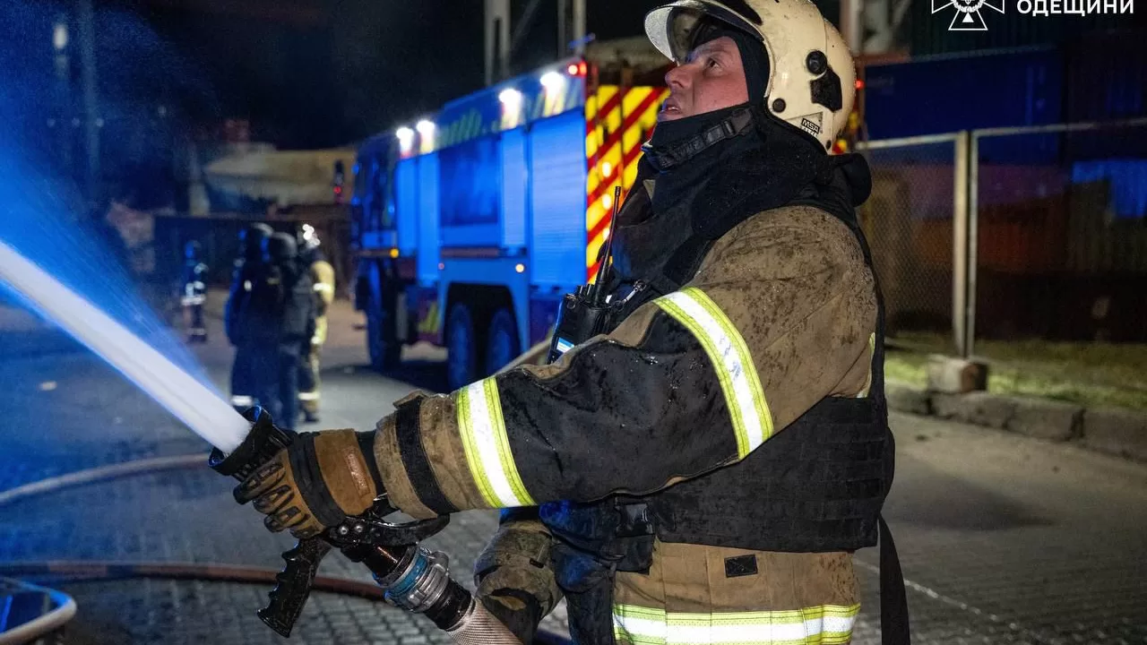 Rescuers of the Odessa region at the site of the shelling / Photo: State Emergency Service