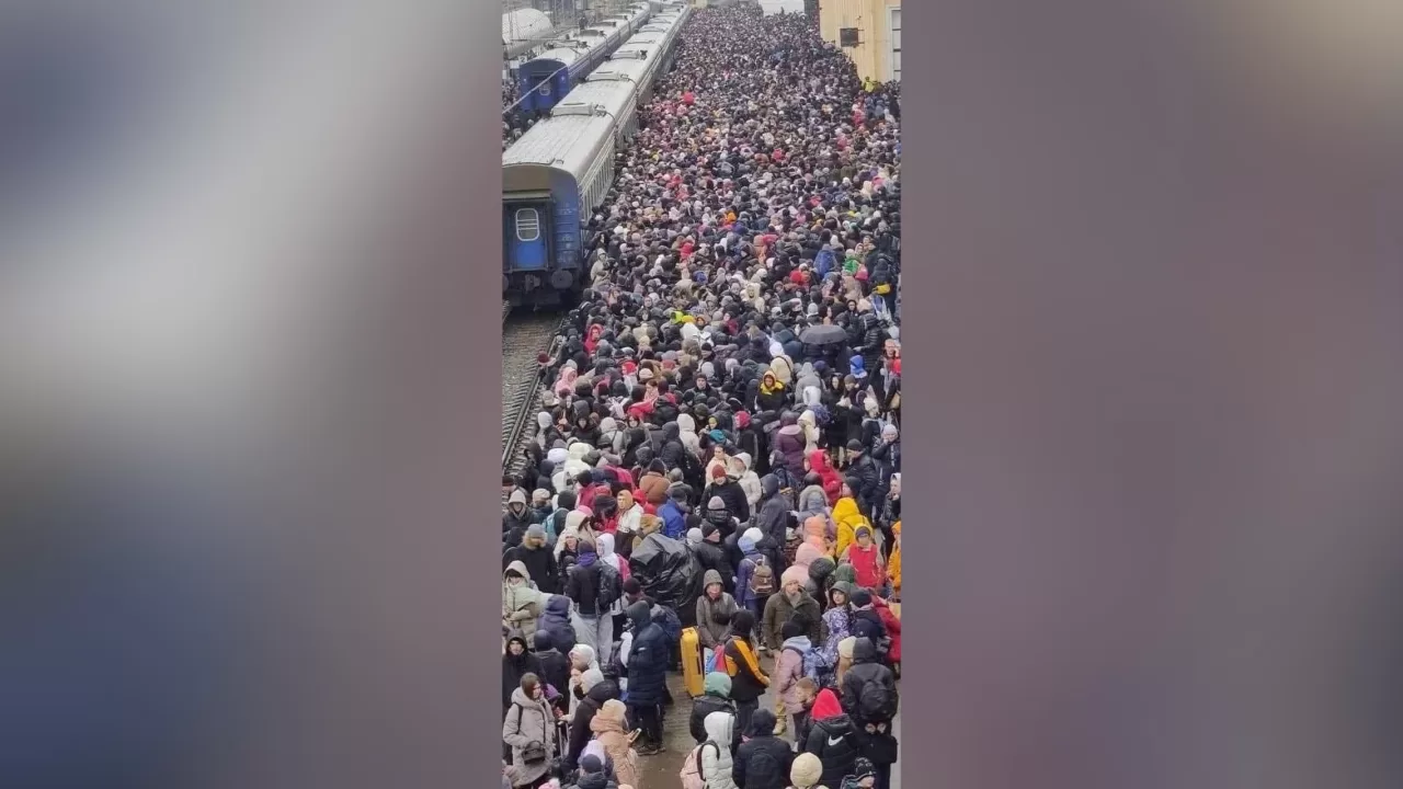 Харьков. Южный вокзал. 6 марта 2022 года / Фото из соцсетей