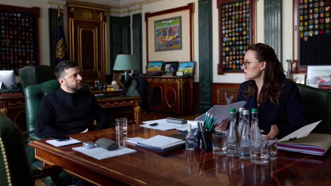 Зеленський і Свириденко / Фото Офіс президента