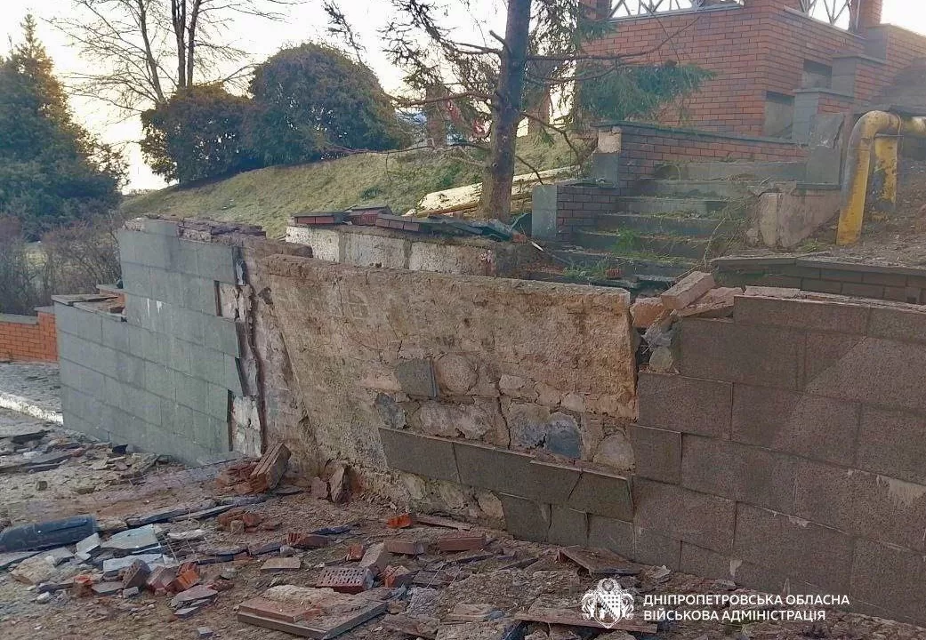В Днепре дрон упал рядом с домом мэра Филатова / Фото: Днепропетровская ОГА