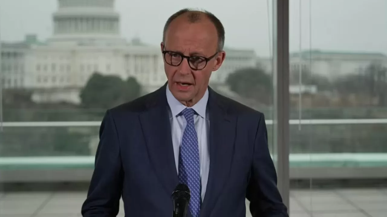 Канцлер Німеччини Фрідріх Мерц / Скріншот