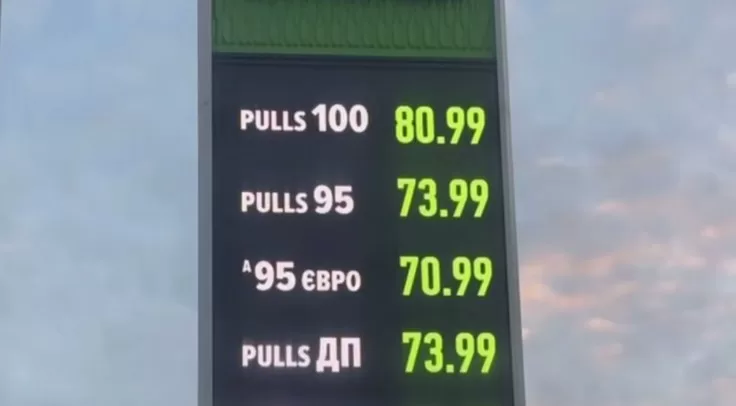 Цены на топливо в Украине / Скриншот