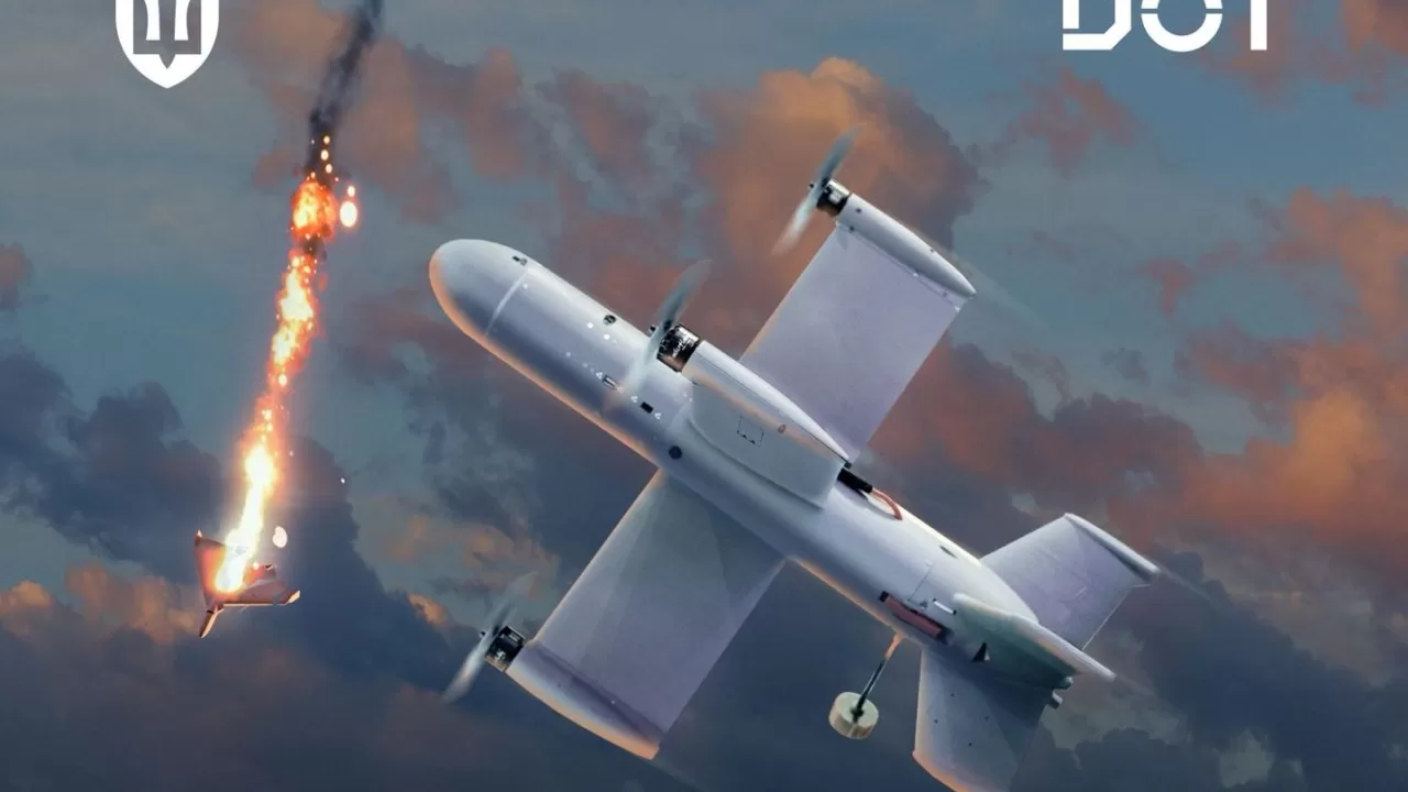 Украинский дрон-перехватчик / Фото: Минобороны