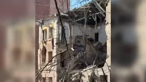 A house destroyed by the guided bomb in Slavyansk / Photo: Donetsk Regional Military Administration