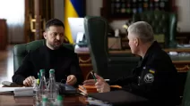 Report by Oleg Ivashchenko, Head of the Main Intelligence Directorate, to Ukrainian President Volodymyr Zelenskyy / Photo: OPU