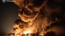 Пожежа на підприємстві на Полтавщині / Фото: ДСНС 