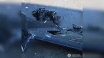 Фрагмент российского БпЛА / Фото: Полиция Харьковщины