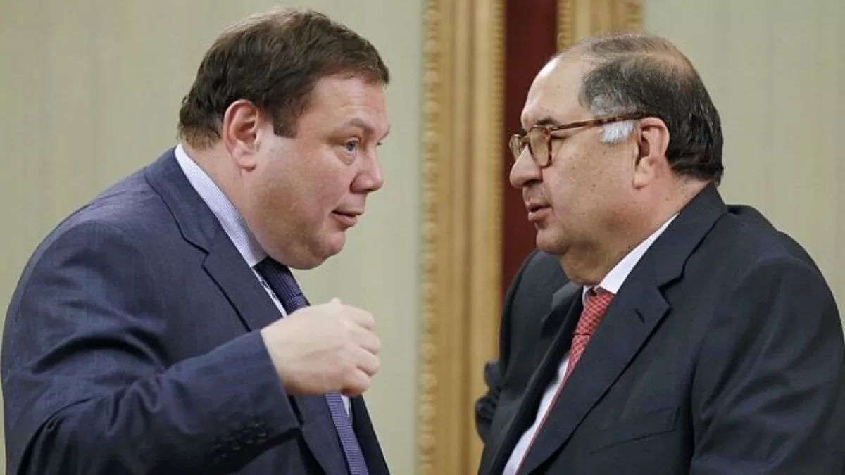 Михайло Фрідман та Алішер Усманов у 2013 році / Фото AP Photo