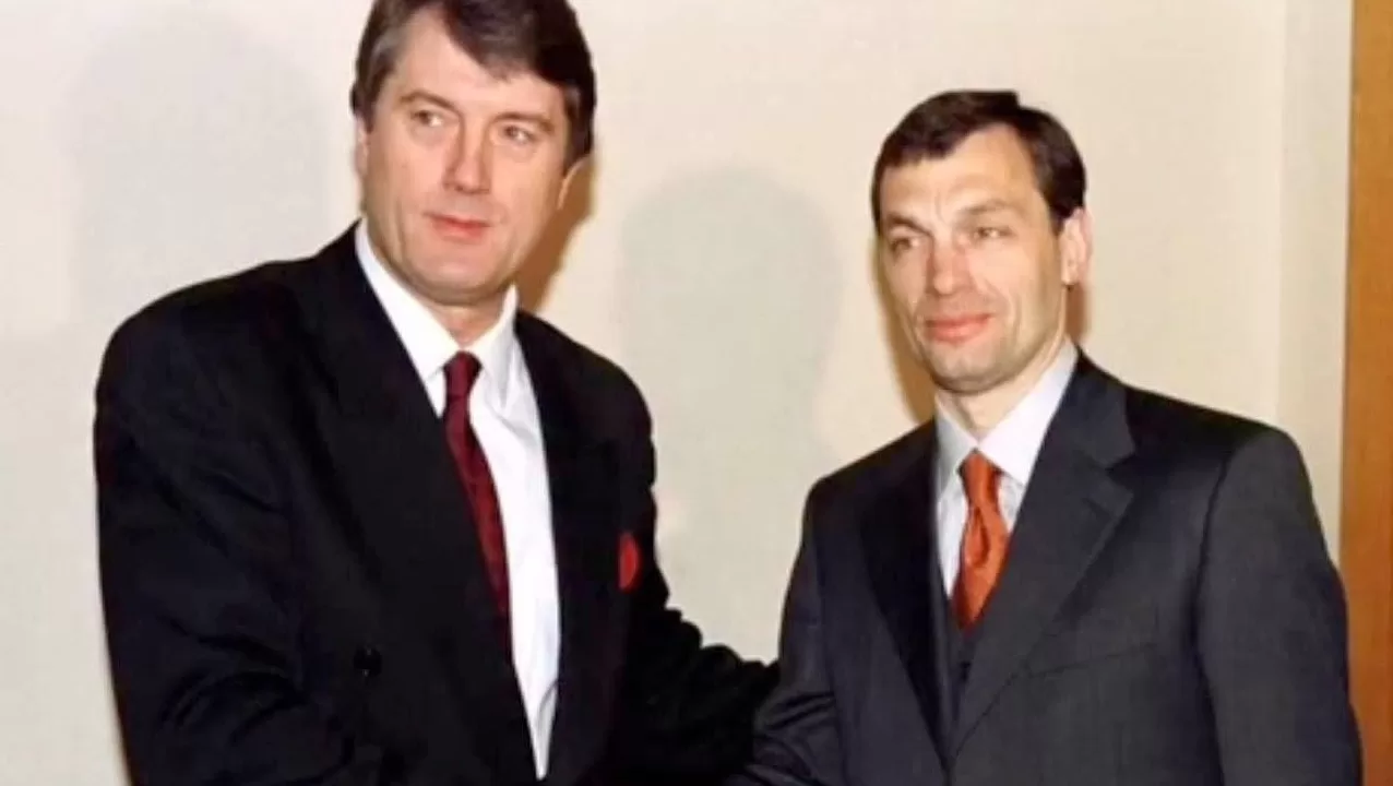 Віктор Ющенко і Віктор Орбан, 1999 рік / Фото: www.facebook.com/president.ukraine