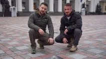 Володимир Зеленський і Шон Пенн / Фото: ОПУ