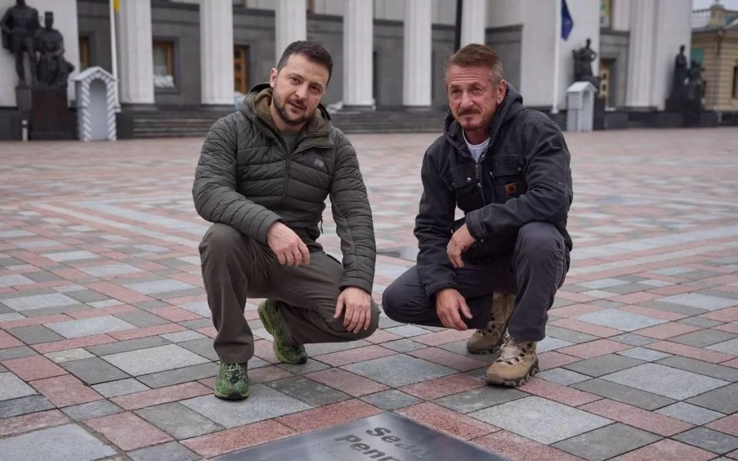 Владимир Зеленский и Шон Пенн / Фото: ОПУ