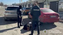 Во время получения второго транша правоохранители задержали мужчину / Фото Нацполиция