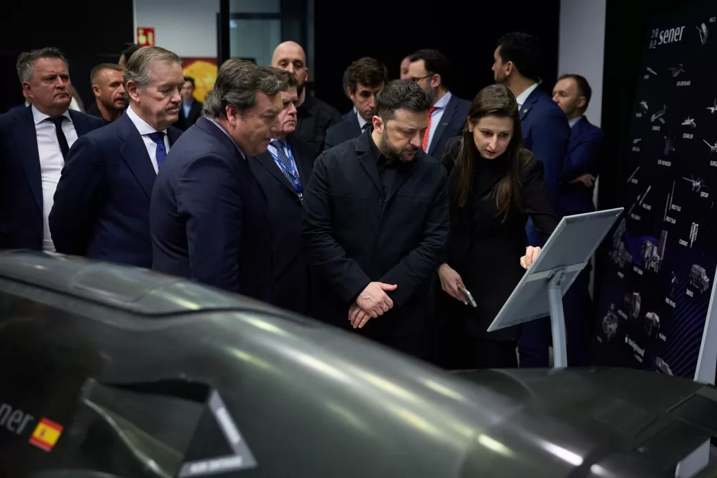 Владимир Зеленский встретился с руководством Sener Aerospace & Defence / Фото: Офис президента