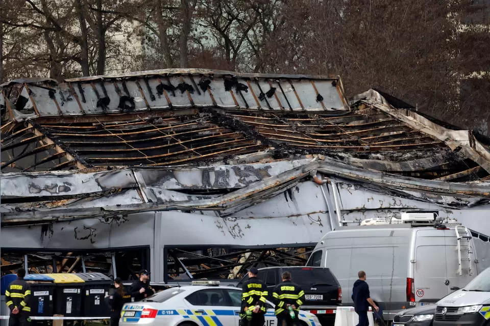 Наслідки пожежі на оборонному підприємстві в Чехії / Фото: Reuters