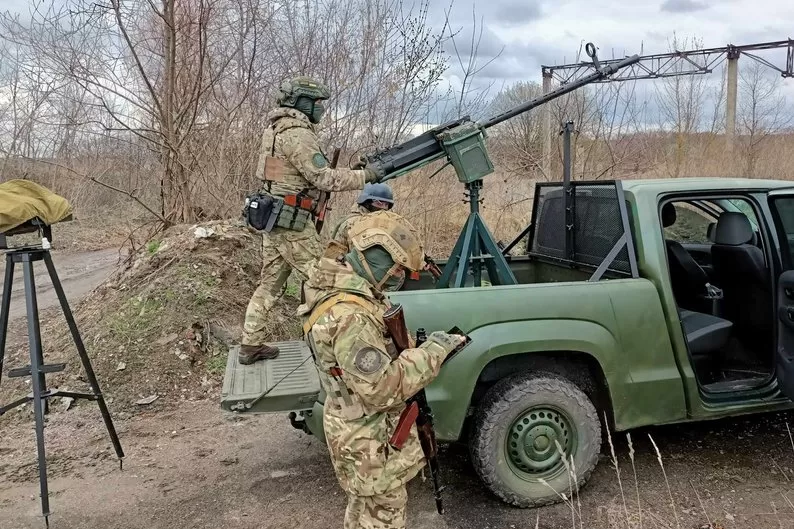 Мобільна вогнева група Нацгвардії / Фото: Суспільне Луцьк