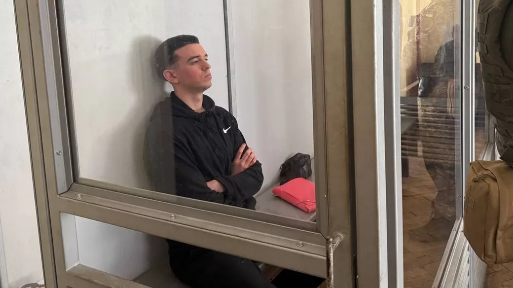 Вячеслав Зинченко в зале суда 24 марта 2026 года / Фото: «Суспильне Львов»