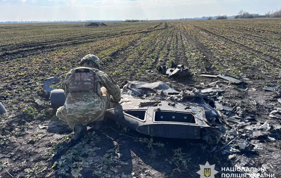 На Черниговщине обезвредили боевую часть российского БпЛА / Фото: Нацполиция