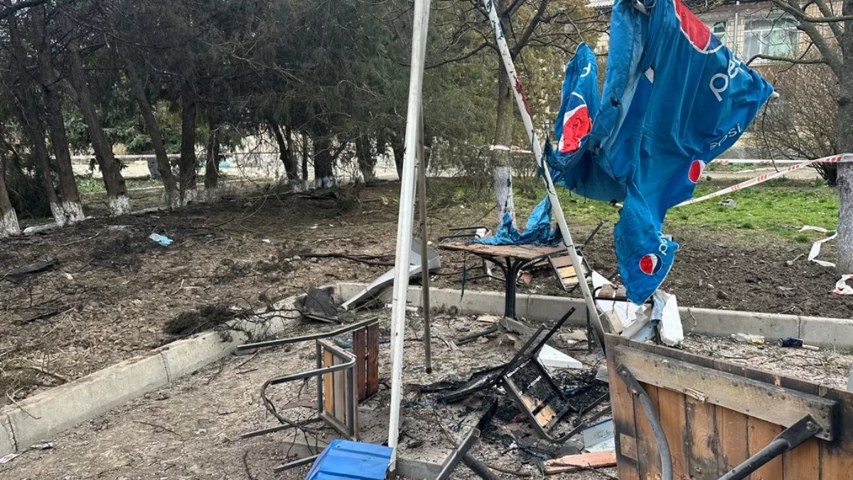 Последствия падения «шахеда» по зоне отдыха в Воскресенской громаде / Фото Суспільне Миколаїв