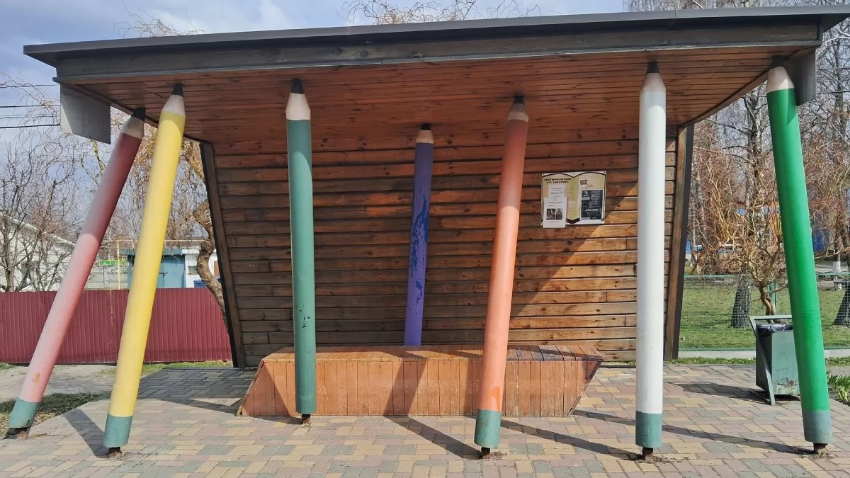 Зупинка в с. Княгининок на Волині / Фото з Facebook Ольга Винничук