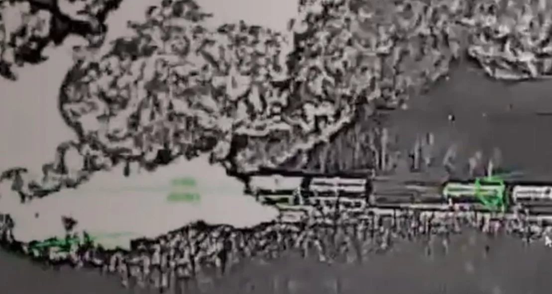 В районе поселка Новосвитловка (ВОТ Луганской области) зафиксированы попадания по военному эшелону оккупантов / Фото: Генштаб ВСУ