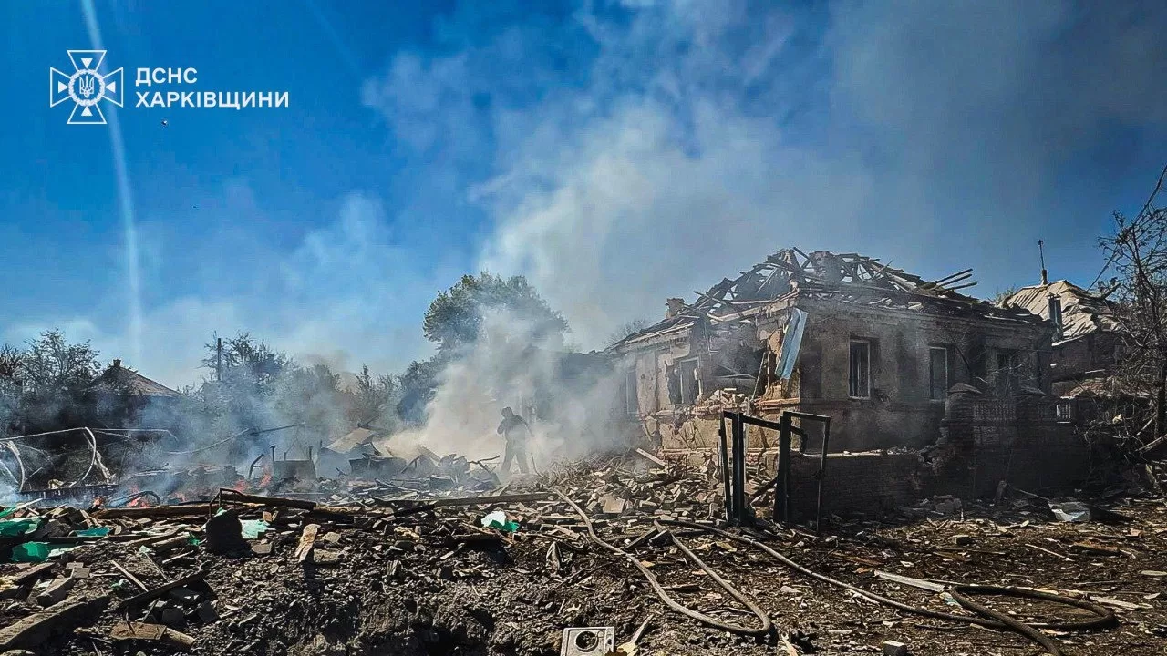 Купʼянськ 22 квітня 2025. Архівне фото / Фото ДСНС