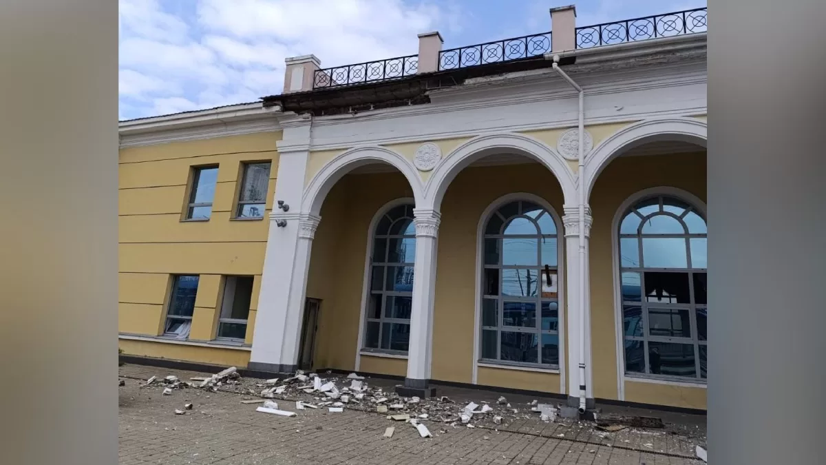 Железнодорожный вокзал в Славянске / Фото Укрзализныця