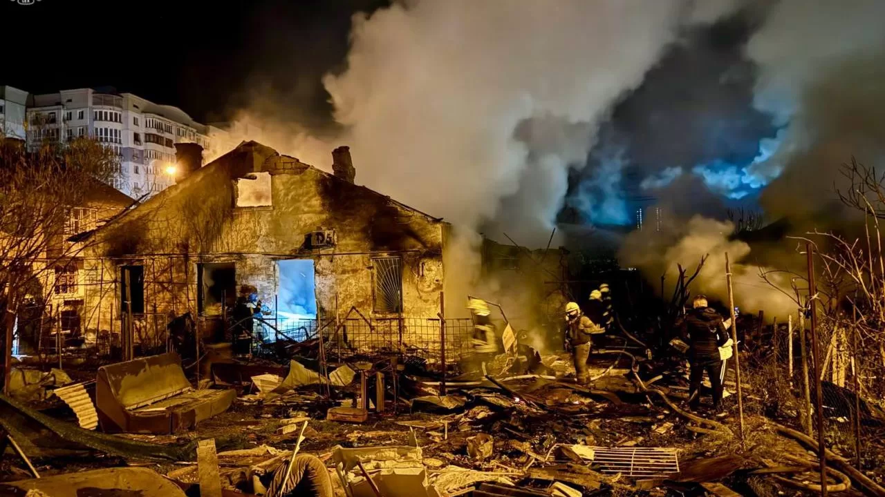 Уничтоженный российским БпЛА дом в Одессе / Фото: Одесская областная прокуратура