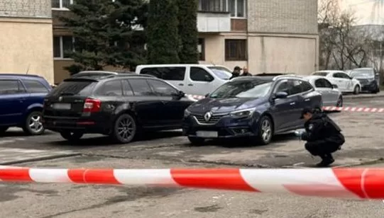 Місце вбивства військового ТЦК у Львові / Фото: Нацполіція