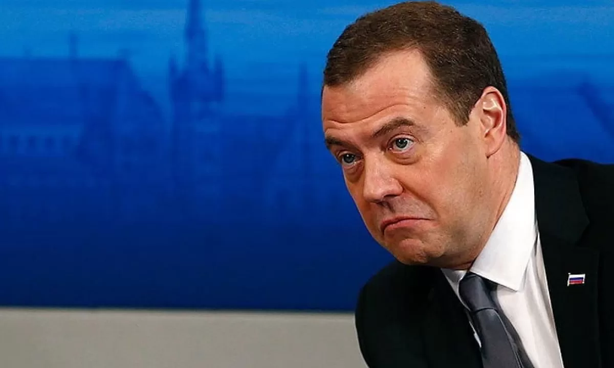 Заместитель председателя Совета безопасности РФ Дмитрий Медведев / Фото: росЗМІ